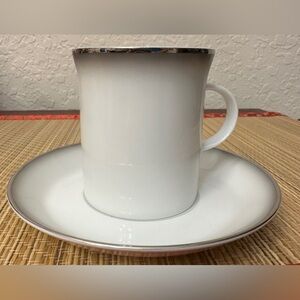 Rosenthal Germany Studioline Evensong China Dinnerware Coffee Cup and Saucer Vtg